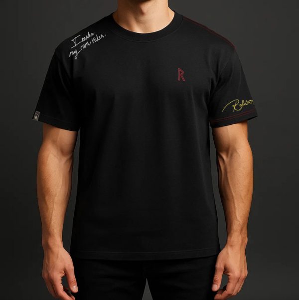 T-shirt Zwart